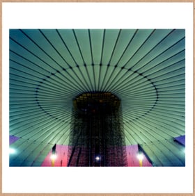 SIGNED - MARK POWER - MILLENIUM DOME SUPERSTRUCTURE 1998 - 6" x 6" MAGNUM PRINT