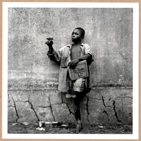 ESTATE STAMPED - TIM HETHERINGTON - JONATHAN, KINSHASA, CONGO, 2001 LTD 6 x 6 PHOTO