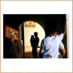 SIGNED - ALEX WEBB -  NUEVO LAREDO, US-MEXICO BORDER, 1996 - LTD 6"x6" MAGNUM ARCHIVAL PRINT