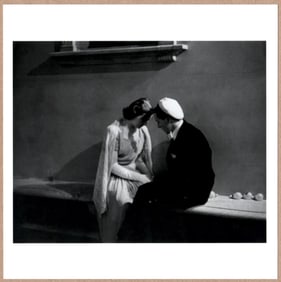 ESTATE STAMPED - DAVID SEYMOUR/CHIM - COUPLE - LTD 6" x 6" MAGNUM ARCHIVAL PRINT