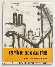 Ronis, Willy;  Belleville Menilmontant [RARE 1ST EDITION HARDCOVER WITH DUST JACKET & YELLOW OBI]