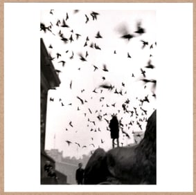 ESTATE STAMPED - SERGIO LARRAIN - TRAFALGAR SQUARE, LONDON, 1958-1959 - 6"x 6" MAGNUM PRINT