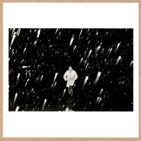 SIGNED - MARTIN PARR - BAD WEATHER - ENGLAND, 1978 - 6" x 6" MAGNUM ARCHIVAL PRINT