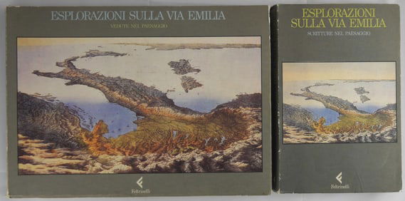 Ghirri, Luigi; Guidi, Guido; Esplorazioni sulla via Emilia: Vedute nel paesaggio [1986 2VOL 1ST ED]