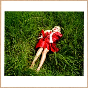 SIGNED - LUA RIBEIRA - GIRL IN THE GRASS, BRISTOL, ENGLAND 6" x 6" MAGNUM PRINT