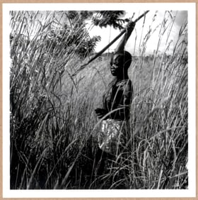 ESTATE STAMPED - GEORGE RODGER - BOY UGANDA, AFRICA - LTD 6" x 6" MAGNUM ARCHIVAL PRINT