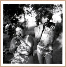 SIGNED - ALESSANDRA SANGUINETTI - BELINDA AND GUILLERMINA - 6" x 6" MAGNUM PRINT