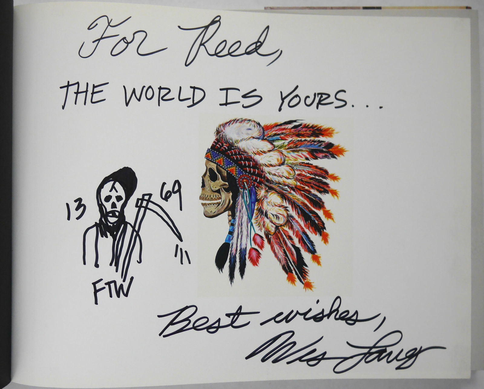 Wes Lang [SIGNED WITH DRAWINGS - 2013 PICTURE BOX/HALF GALLERY MONOGRAPH] - 2