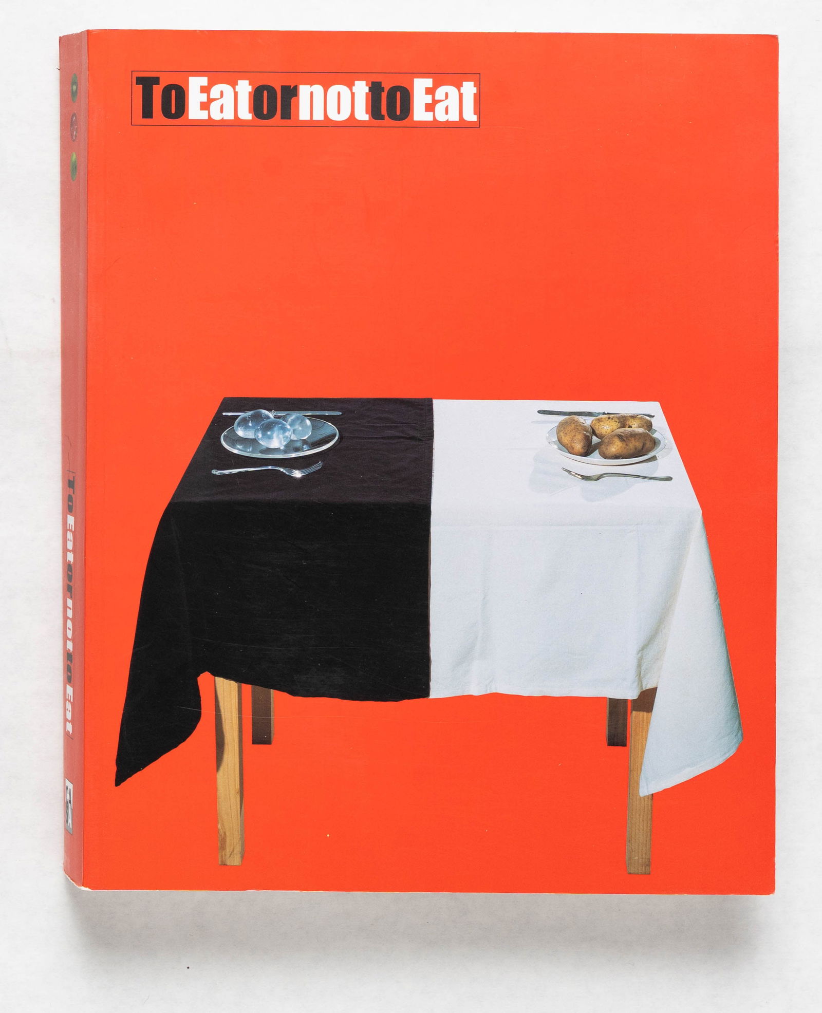 BARR, ANNE; et alia; TO EAT OR NOT TO EAT, Relationships of Art with Food in the 20th Century: Editorial Consorcio Salamanca 2002. Softcover in pictorial wrappers. First Edition, First Printing. 12 x 11 inches. 551 pages with 269 illustrations and photographic images throughout. The first half