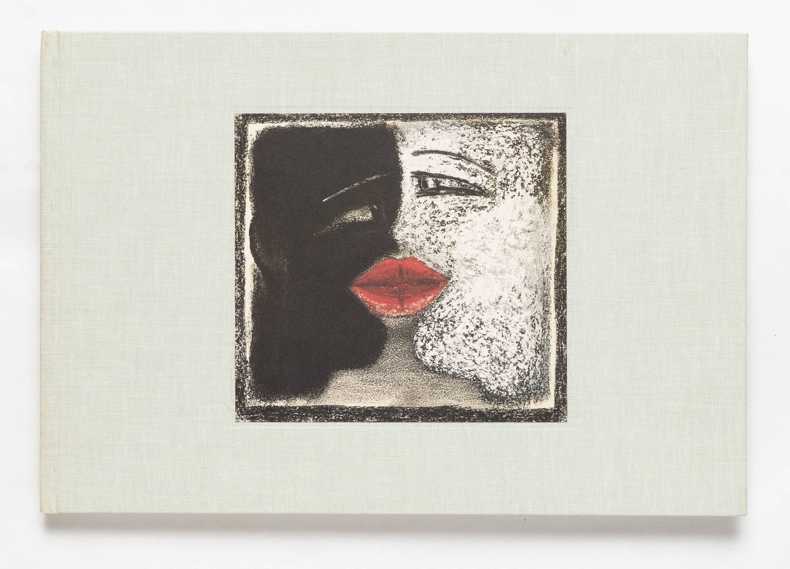 Clemente, Francesco (SIGNED); Ricard, Rene; Sixteen Pastels [1ST LTD ED 1/1000 - FINE]: Anthony d'Offay Gallery, 1989. Gray cloth with color reproduction of one of the Italian artist's artworks affixed to front boards housed in a plain cardboard slipcase. Published on the occasion of the