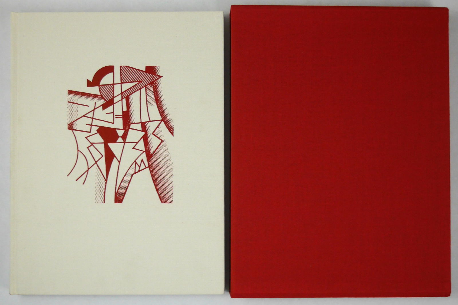 Lichtenstein, Roy; Cowert, Jack; Roy Lichtenstein 1970-1980 [SIGNED 1981 DELUXE EDITION]: Hudson Hills Press, New York, 1981. Hardcover in cloth boards with decoration housed in cloth slipcase. First Edition, First Printing. Deluxe Issue SIGNED BY both Lichtenstein and Cowart on the title