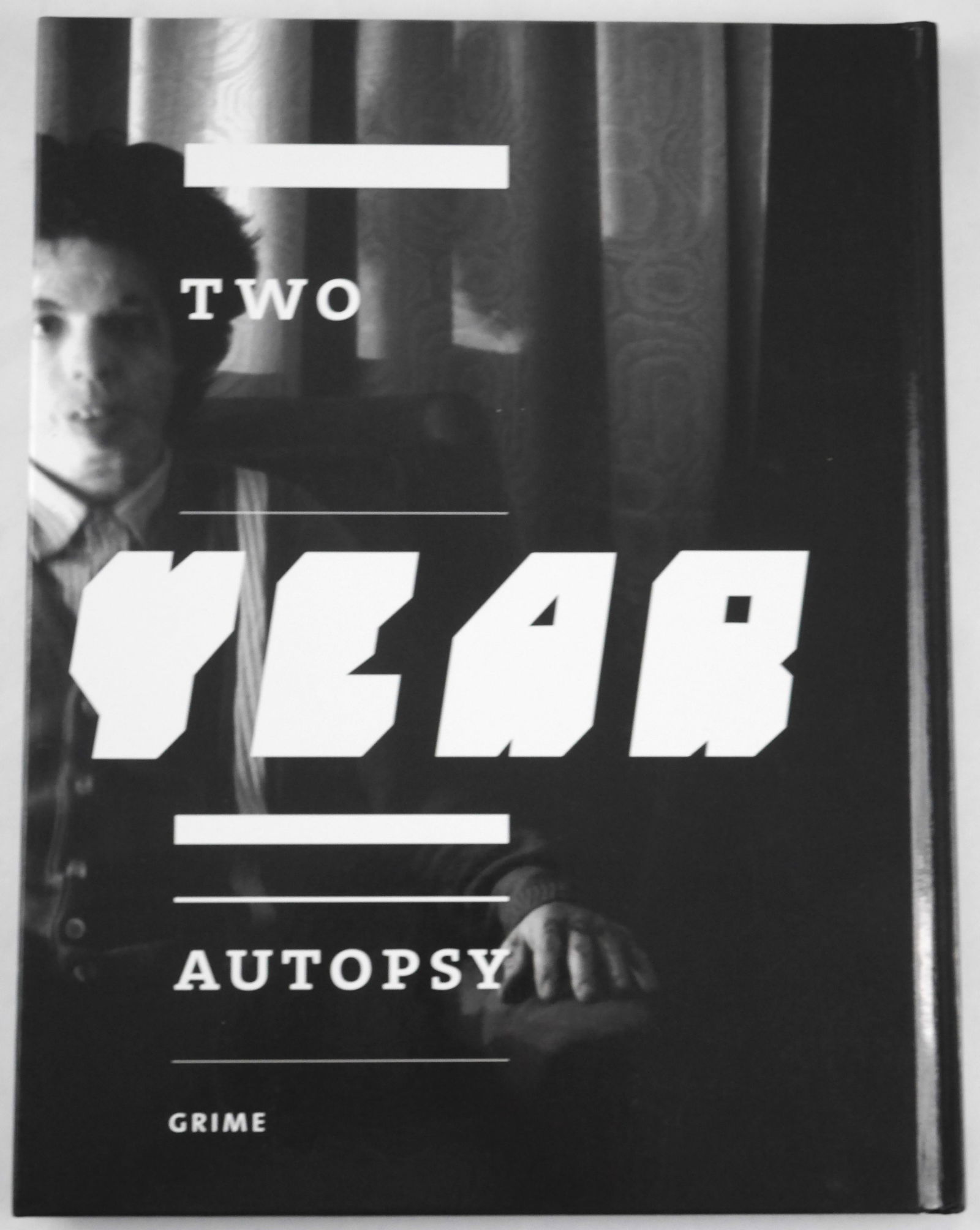 Grime; Two-Year Autopsy [SIGNED - 2002 1ST EDITION 1ST PRINTING -- FINE]: Grime, 2002. Hardcove in clossy pictorial boards. First Edition, First Printing. Numerrous photographic images, drawings and illustrations throughout offering a diary/sketchbook format: "Two Year Auto