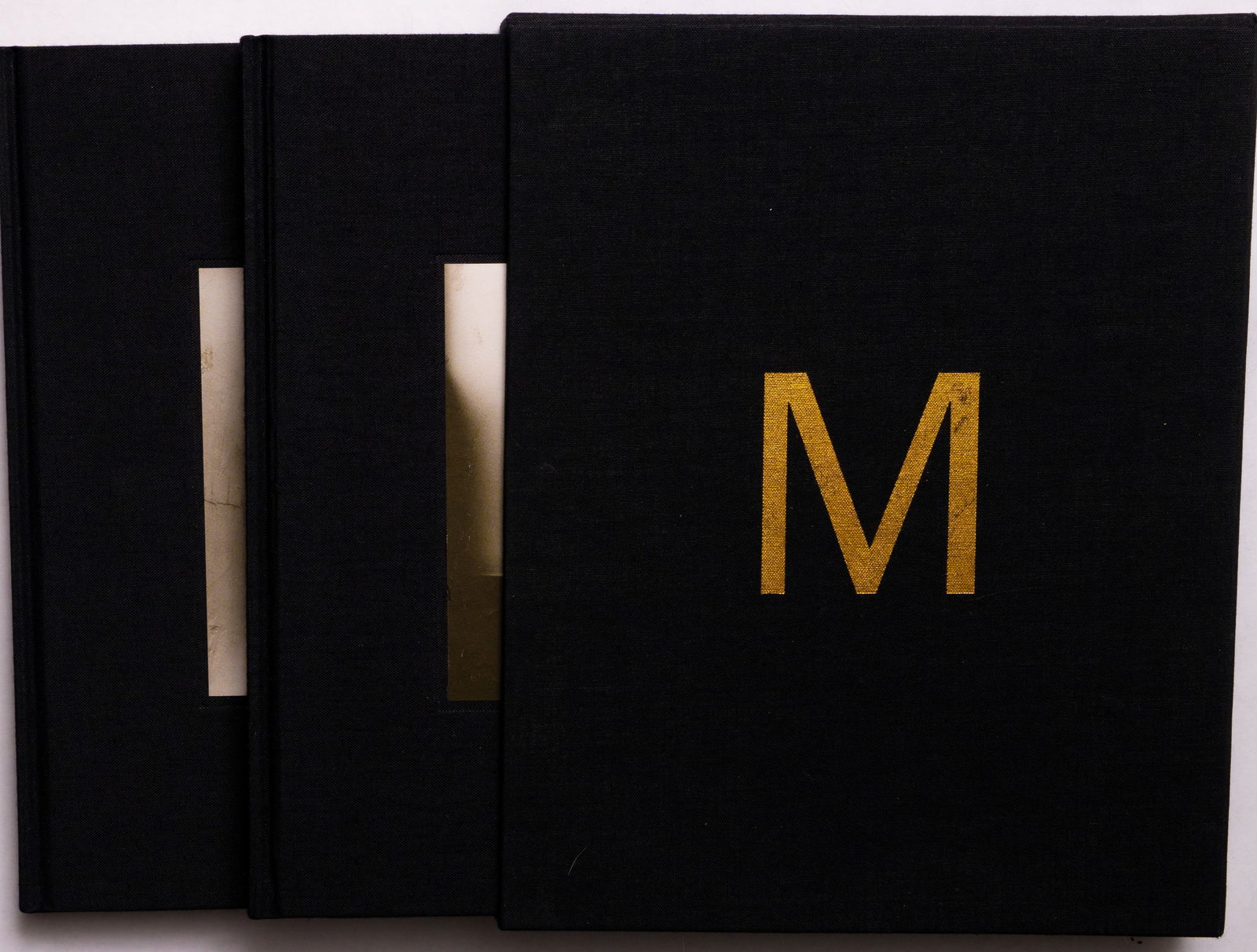 Ritts, Herb; Men/Women [SIGNED - 1ST EDITION 2 VOLUMES IN SLIPCASE - FINE COPY]: SIGNED COPY Altadena, CA: Twin Palms Publishers, 1989. Hardcover (2 vols) housed in cloth slipcase. First Edition (stated). Small quarto [27 cm] Black cloth covered boards with gilt stamped titles on