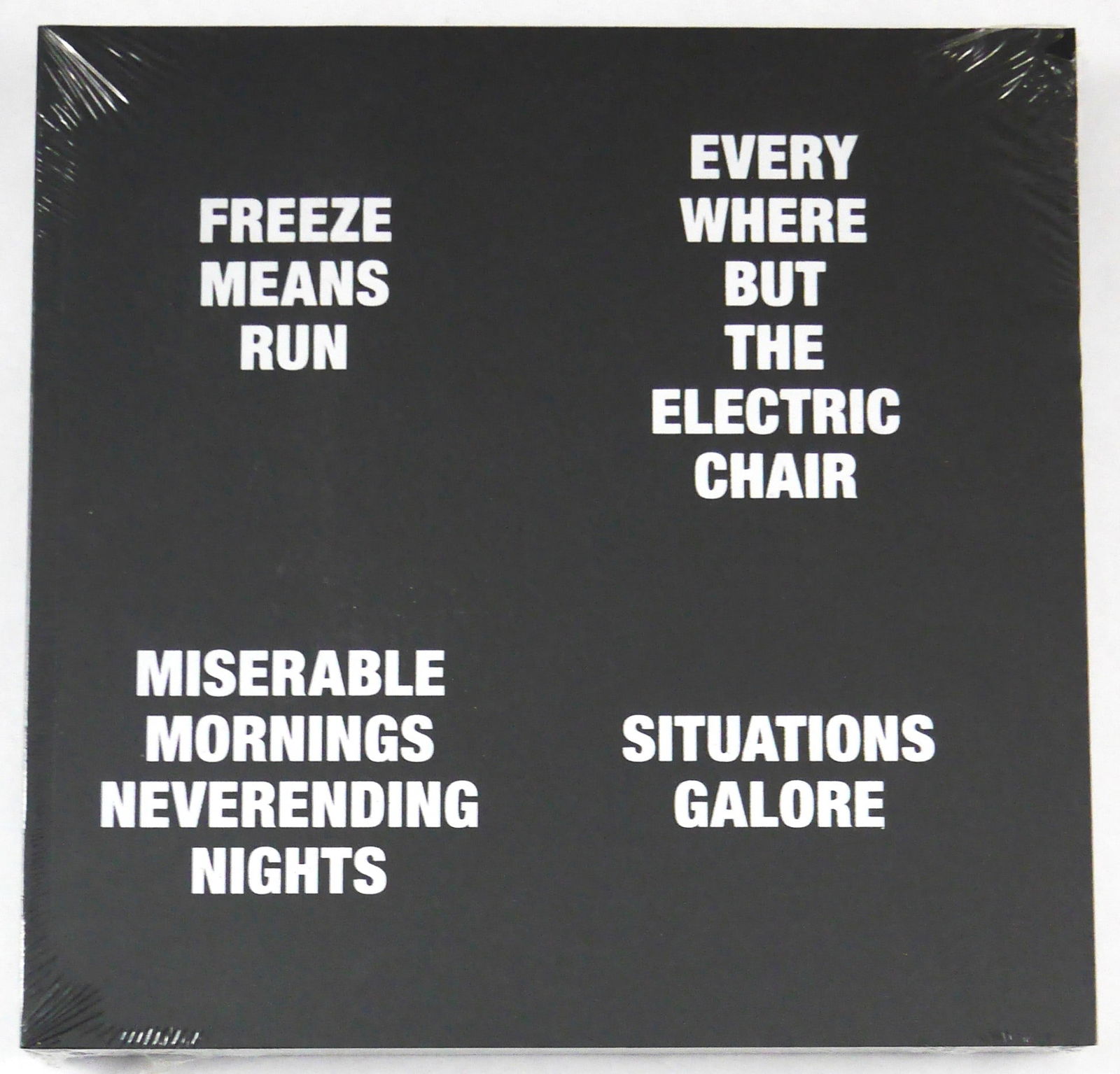 Snow, Dash; Polaroids [SEALED IN SHRINK WRAP]: Berlin/Los Angeles, Peres Projects, (2009). Stiff black wrappers with letterpress in white on front cover and spine (softcover), 288 pages with numerous colour illustrations in various sizes throughou