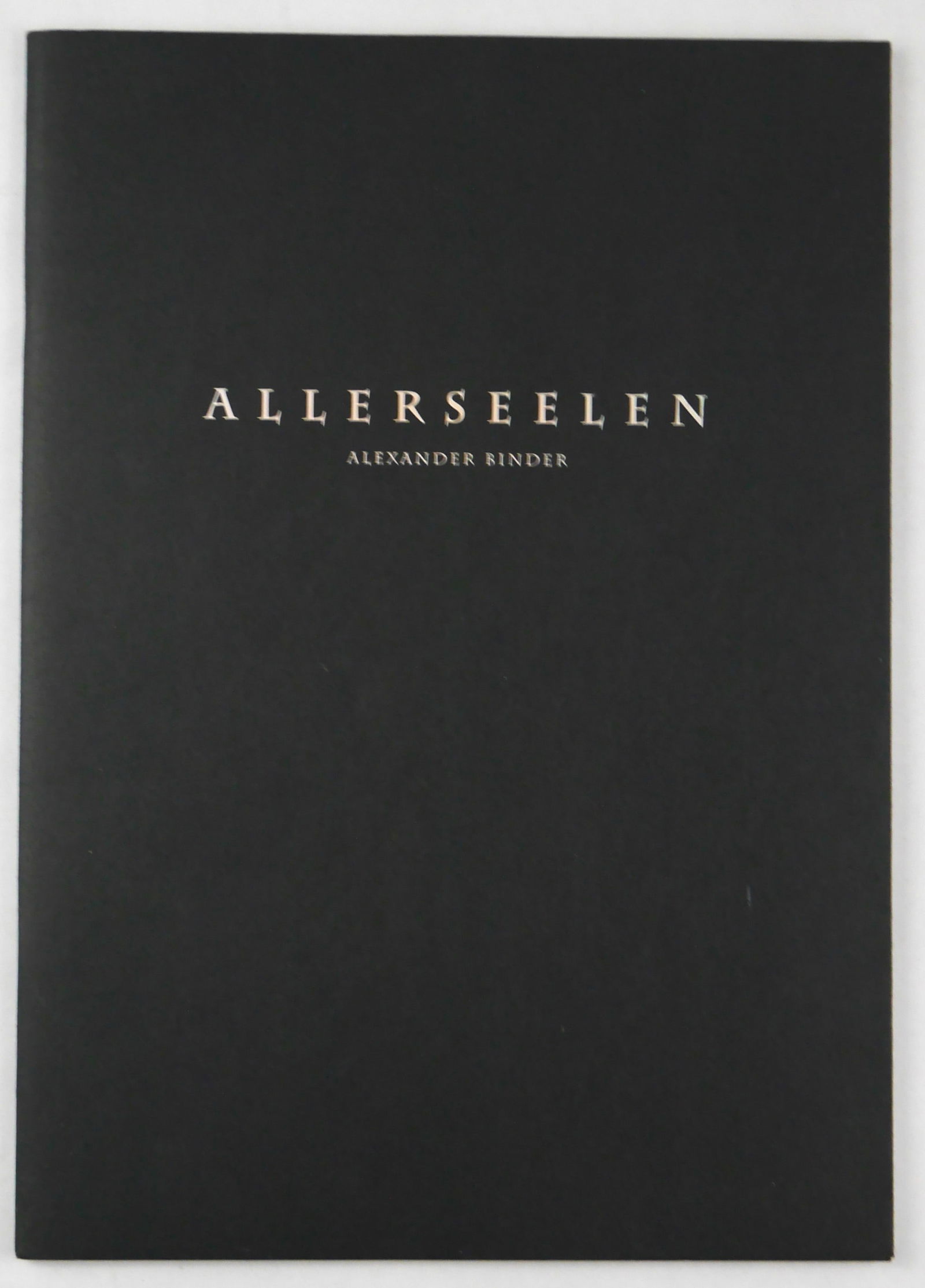 Binder, Alexander ; Allerseelen [2011 1ST LIMITED EDITION - FINE]: Morel, 2011. Softcover. First Edition, First Printing. Limited edition of only 500 copies. Unpaginated with circa 50 pages and 50 full-page color photographic images offering a haunting photographic e