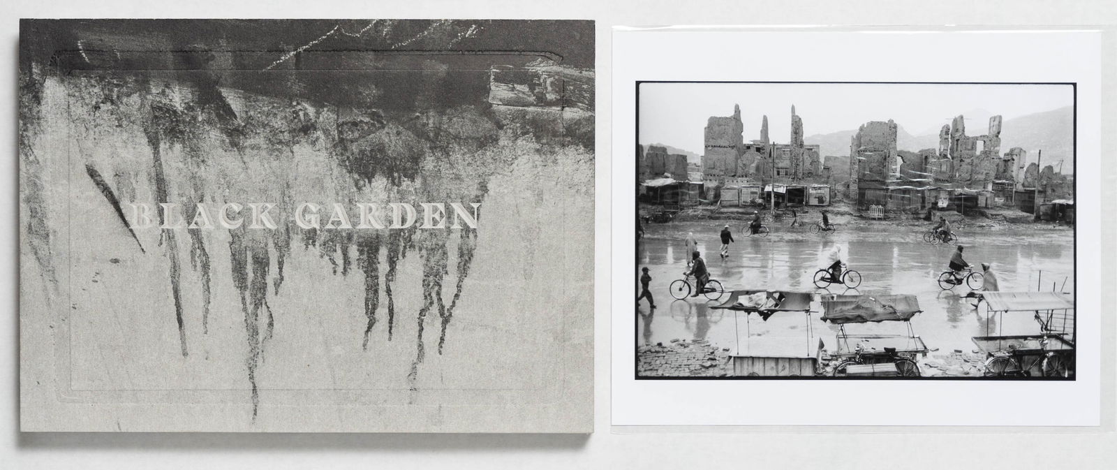 Eskenazi, Jason; Black Garden [SIGNED WITH A LIMITED EDTION SIGNED AND NUMBERED PHOTOGRAPH #/50 -: New York, Red Hook Editions 2019. Hardcover. First Edition, First Printing. 184 pages with 154 black and white photographic images (includng a single, large double, six-page gatefold at the very cente
