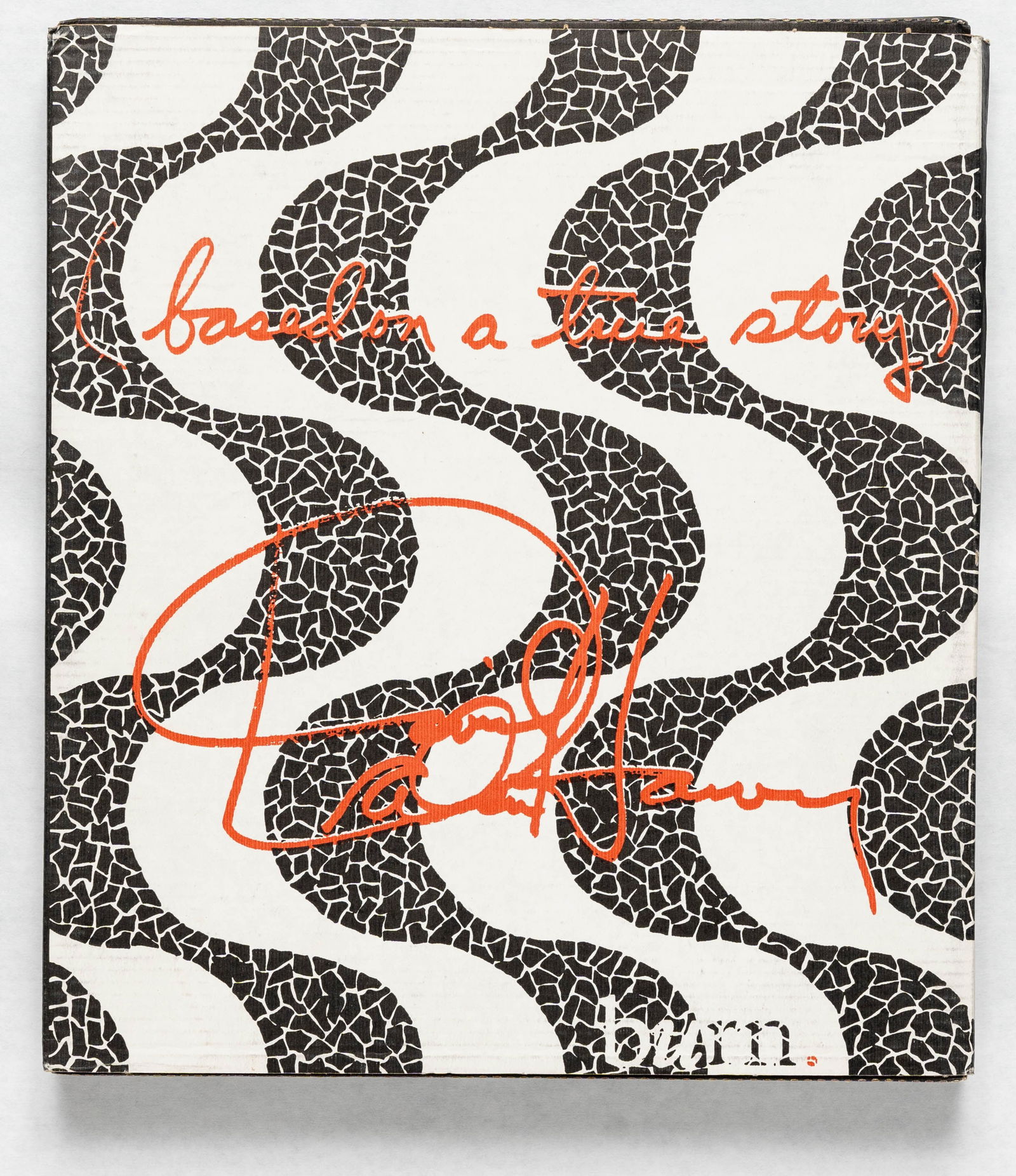 Harvey, David Alan; Based on a True Story [SIGNED - 2012 LIMITED EDITION 1/600 IN SLIPCASE AND: SIGNED LIMITED EDITION Burn Books, 2012. Hardcover in printed cloth covers housed in cardboard presentation case. First Edition, First Printing. Limited to only 600 copies. 195mm x 255mm (7,6 ”