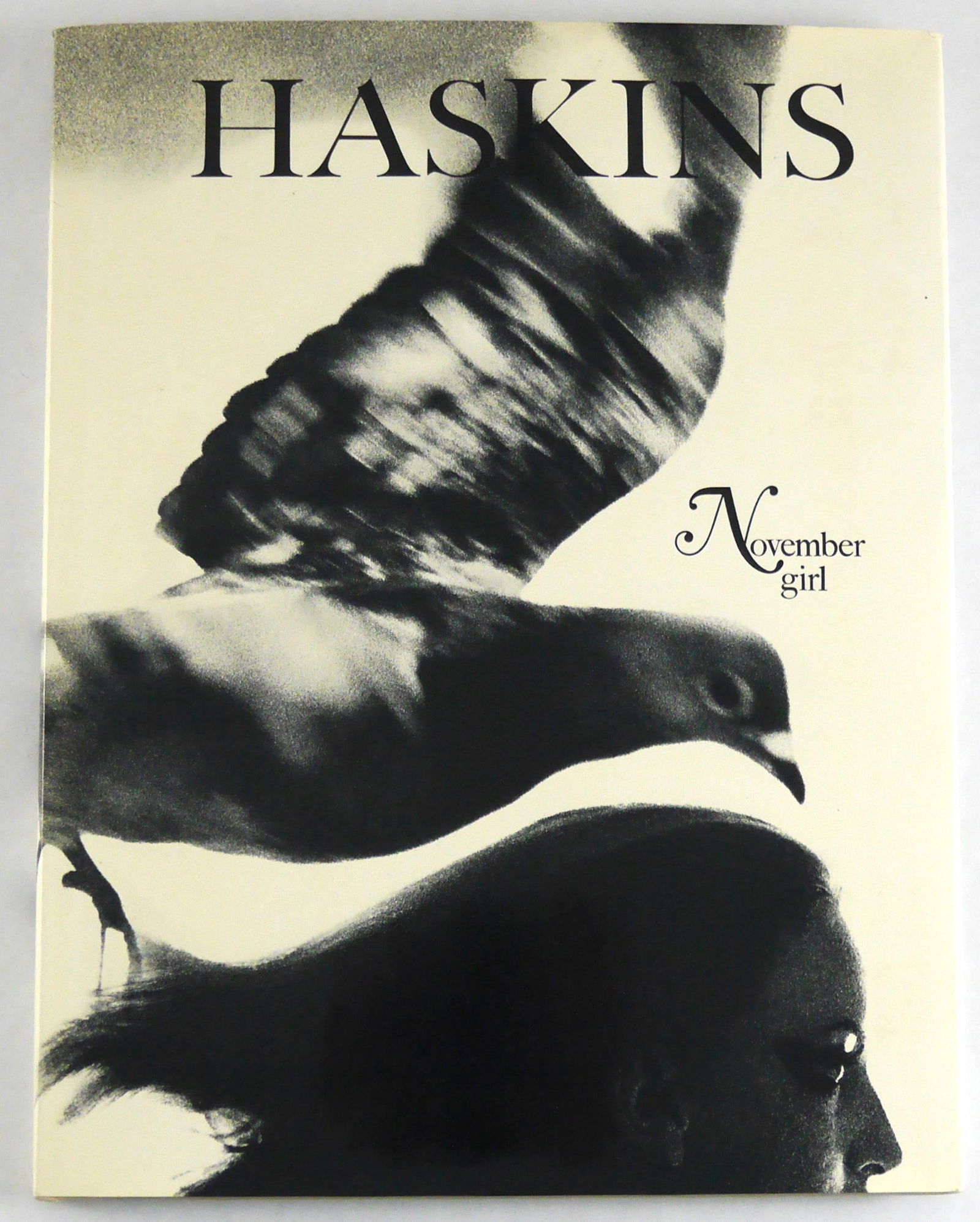 Haskins, Sam; November Girl [1967 1ST AMERICAN EDITION HARDCOVER WITH DUST JACKET - FINE COPY] (1 of 9)