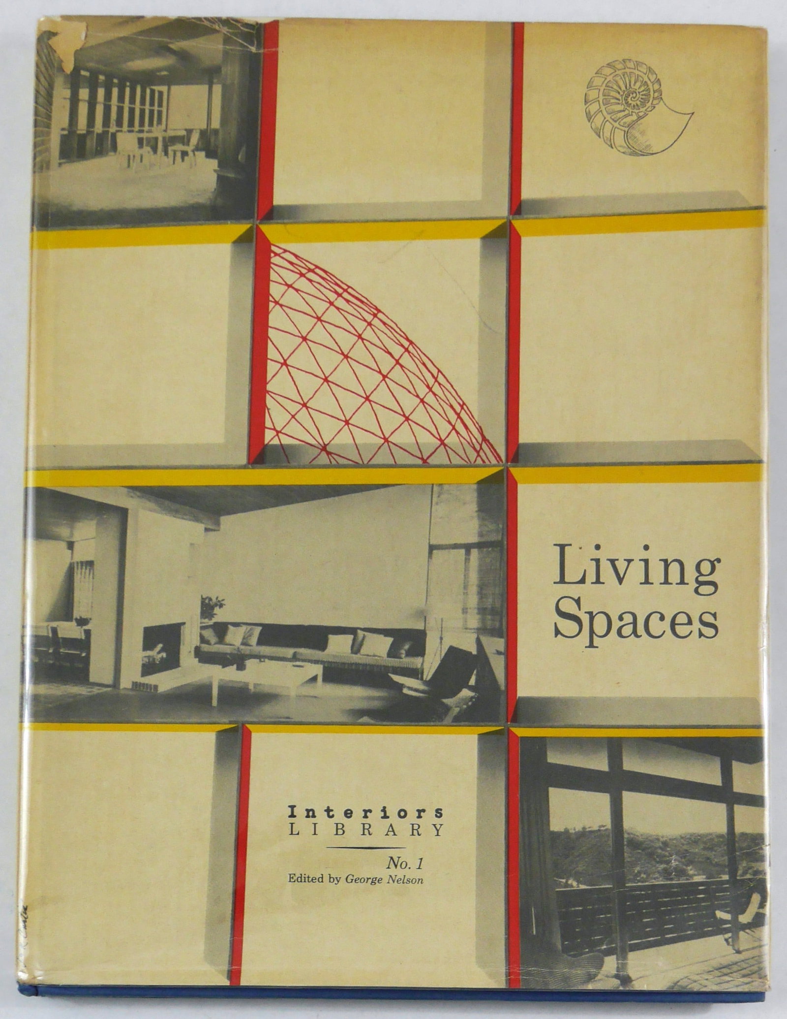 Nelson, George (editor); Living Spaces, Interiors Library No. 1 [1952 1ST EDITION] (1 of 9)