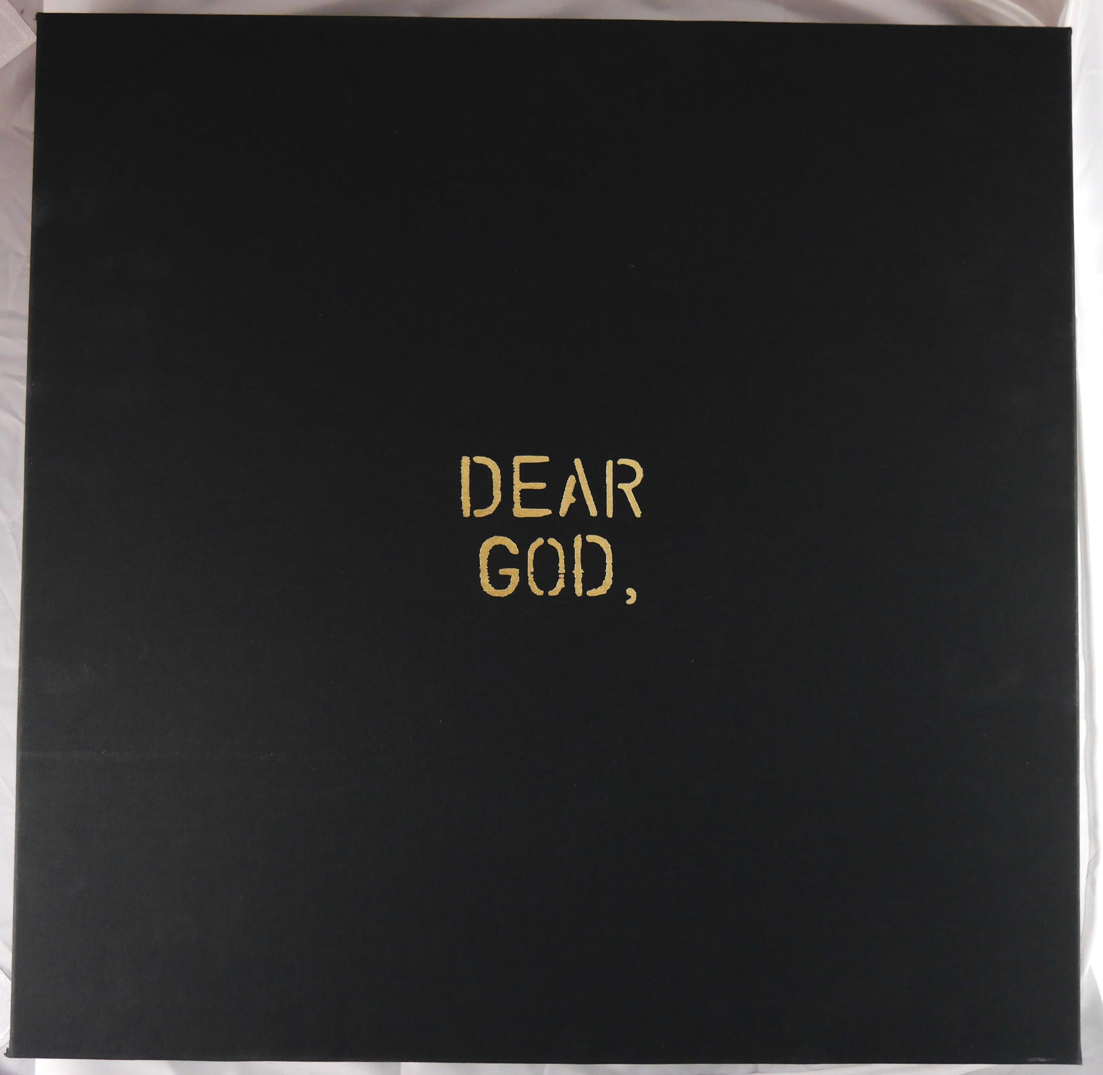 Desai, Amit; Dear God, [2005 LIMITED EDITION - RARE 7 VOLUMES HOUSED IN CLOTH BOX - FINE: Hong Kong: 2013. Boxed set of 7 individual books of differing sizes. First Edition, First Printing. DEAR GOD is the second major work in a trilogy about America. After Hurricane Katrina Amit Desai dep