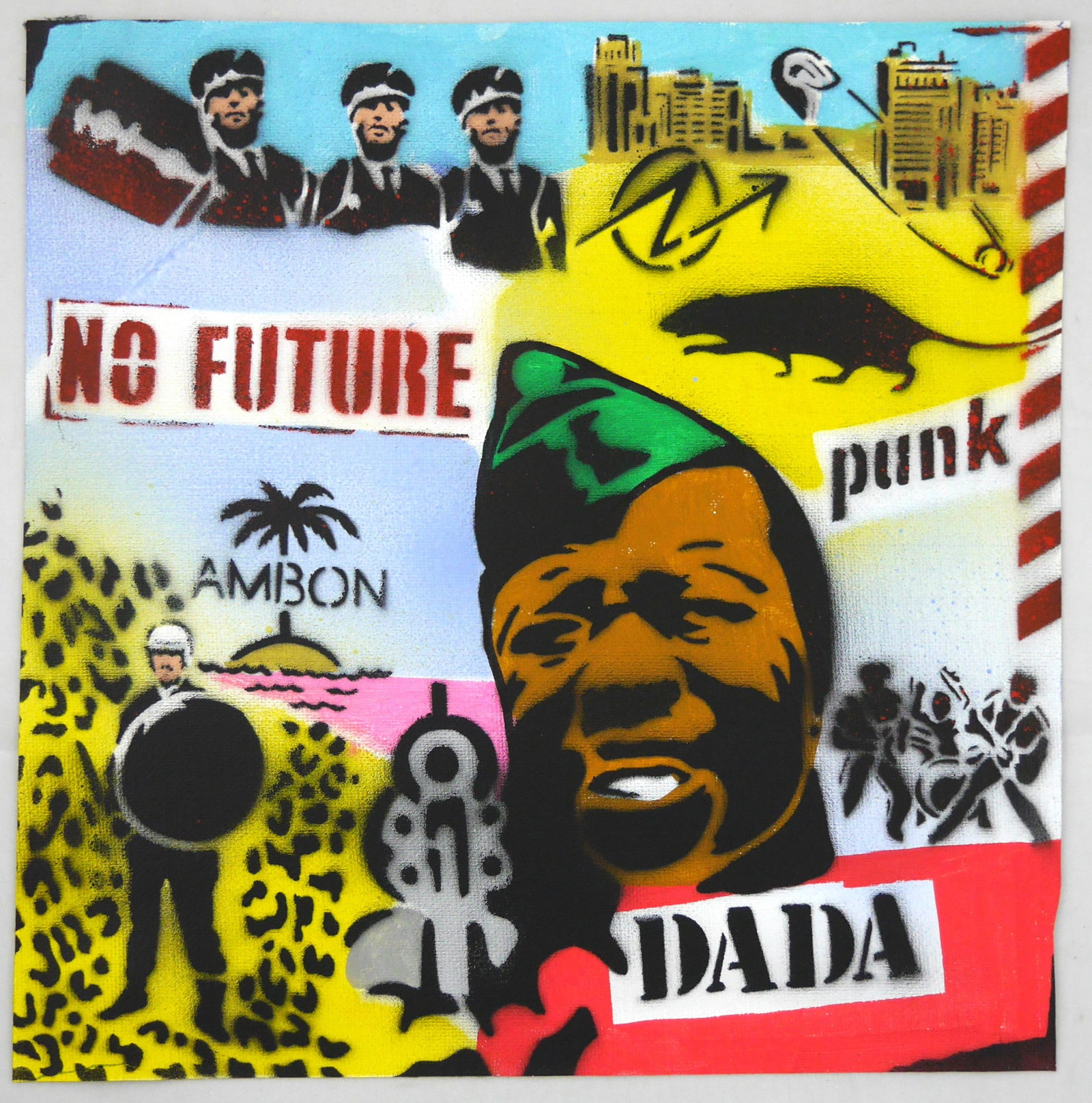 Hugo Kaagman Punk Files [SIGNED - RARE 2012 LIMITED EDITION #/50 WITH ORIGINAL SIGNED SCREENPRINT: Amsterdam, Holland , DeCultCLUB/Hugo Kaagman, 2012, Hardcover in pictorial boards held together by 2 bolts (and thus pages are removable if desired). The title on the front board is spray painted in b