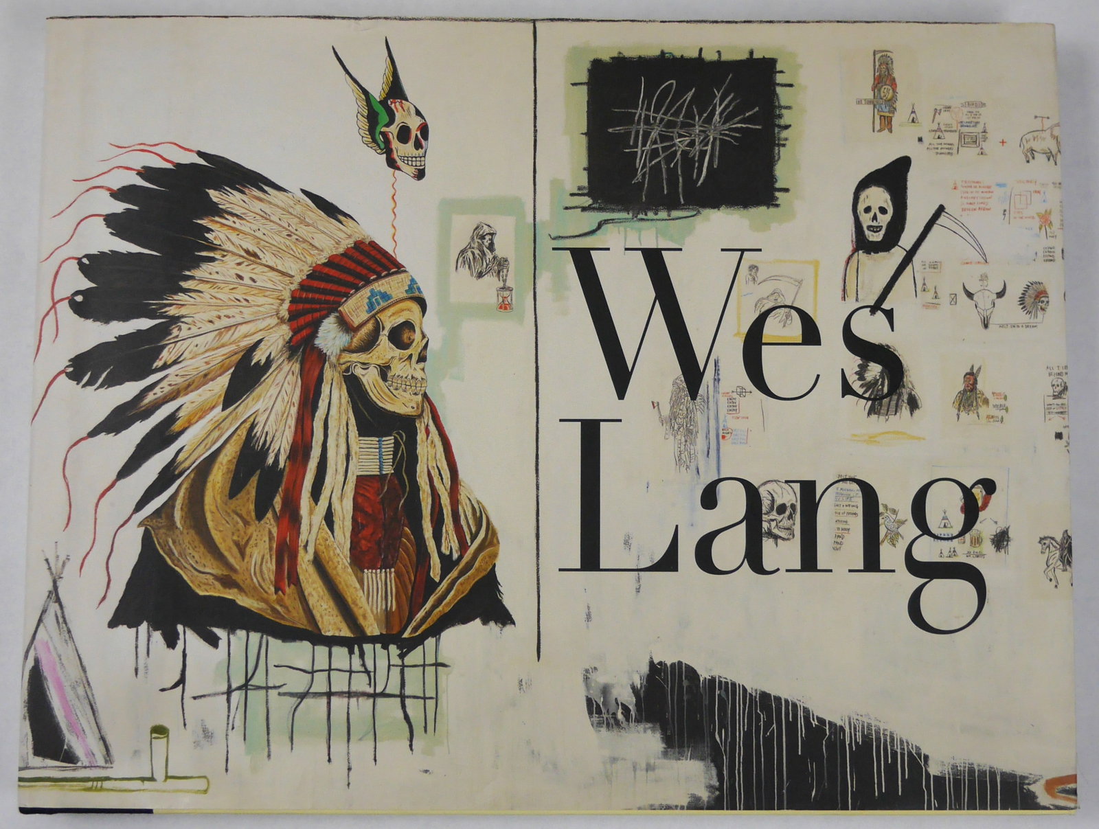 Wes Lang [SIGNED WITH DRAWINGS - 2013 PICTURE BOX/HALF GALLERY MONOGRAPH]: SIGNED COPY picture box / half gallery in 2013. Hardcover in pictorial dust jacket. First Edition,First Printing. 160 pages filled with color illustrations throughout featuring the art of Wes Lang, th