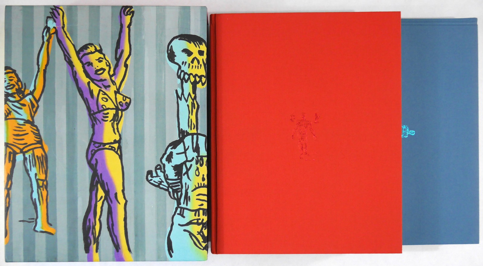 Gary Panter, PictureBox [SIGNED WITH DRAWING - 2008 1ST EDITION IN SLIPCASE]: SIGNED COPY - PictureBox, 2008. 2 hardcover volumes in an illustrated cardboard slipcase. First Edition (stated). 700 pages with numerous color and black and white illustrations throughout. SIGNED and