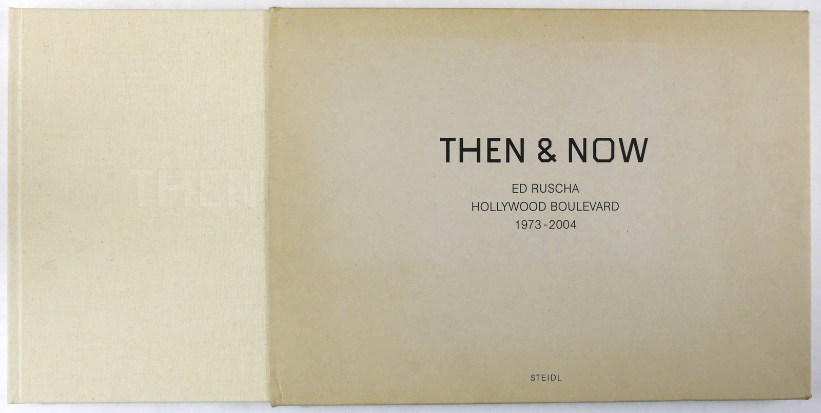 Ruscha, Ed; Then and Now [SIGNED - 2004 1ST EDITION AND 1ST PRINTING IN SLIPCASE - FINE COPY] (1 of 12)