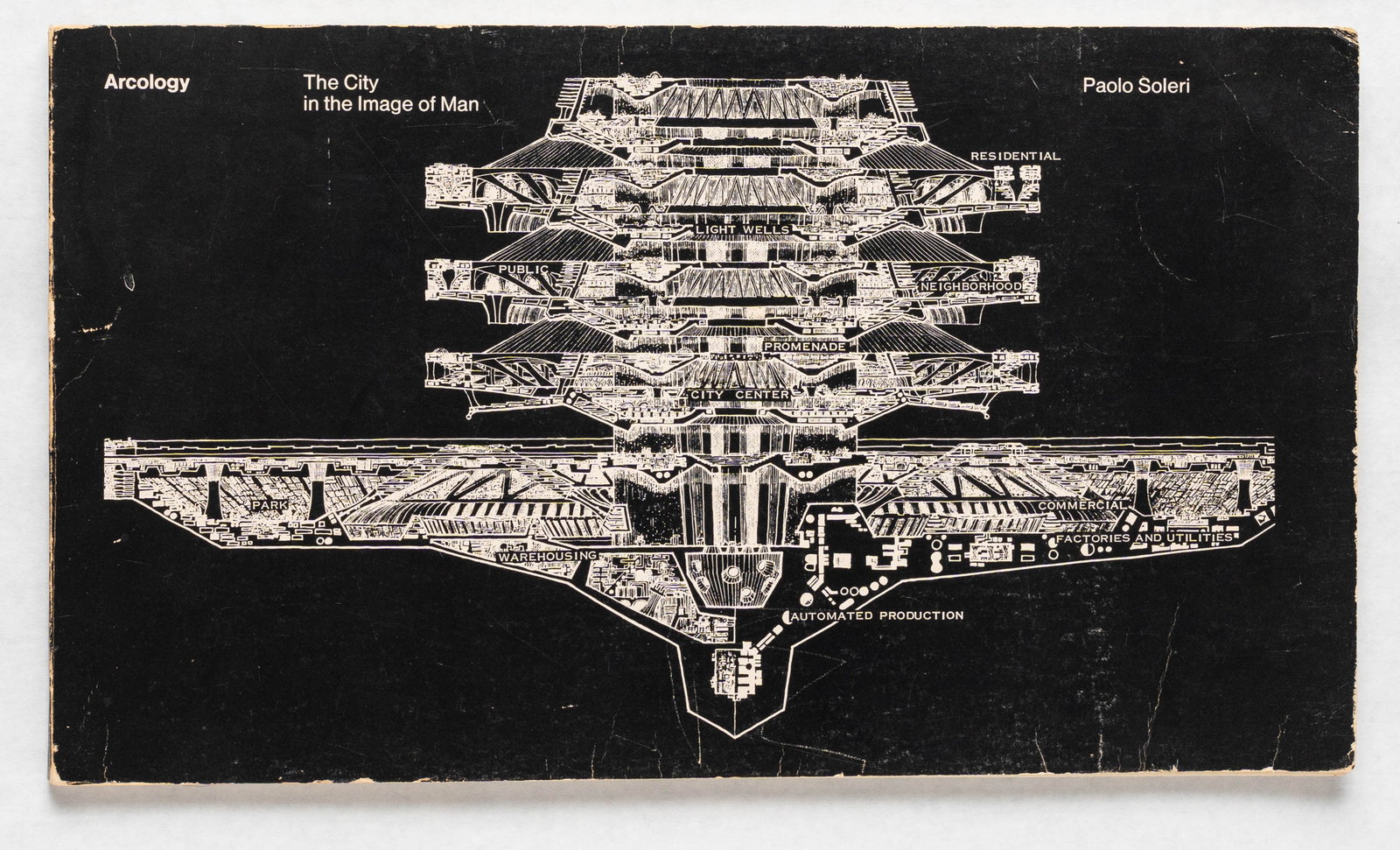 Paolo Soleri, Arcology:The City in the Image of Man [1977 2ND MIT PRESS PAPERBACK EDITION] (1 of 2)