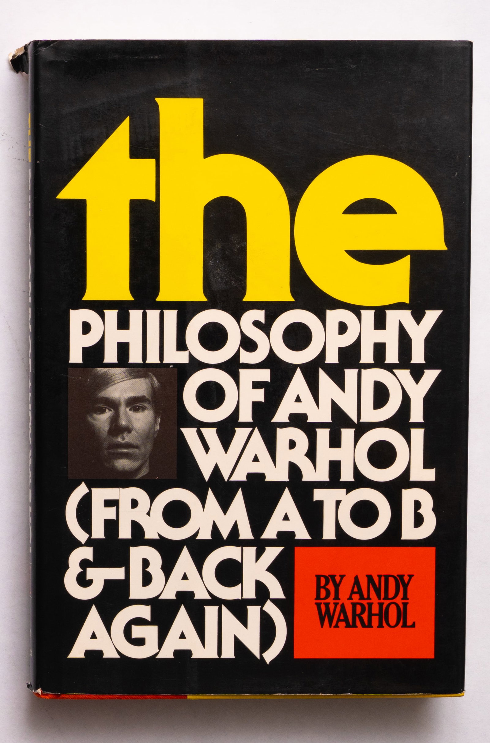 Warhol, Andy; Philosophy from A to B [SIGNED BY ANDY WARHOL] (1 of 2)
