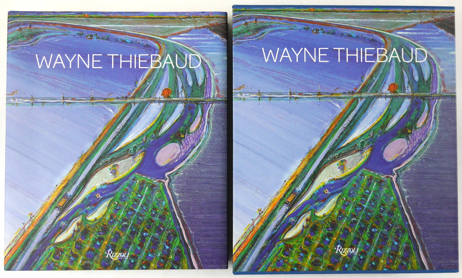 Wayne Thiebaud [2015 RIZZOLI SLIPCASED 1ST EDITION - FINE]: Rizzoli International Publications, Incorporated, 2015. Hardcover in pictorial dust jacket housed in matching slipcase. First Edition, First Printing. 12.5 x 12.5 inches. 358 pages with?over 230 illus