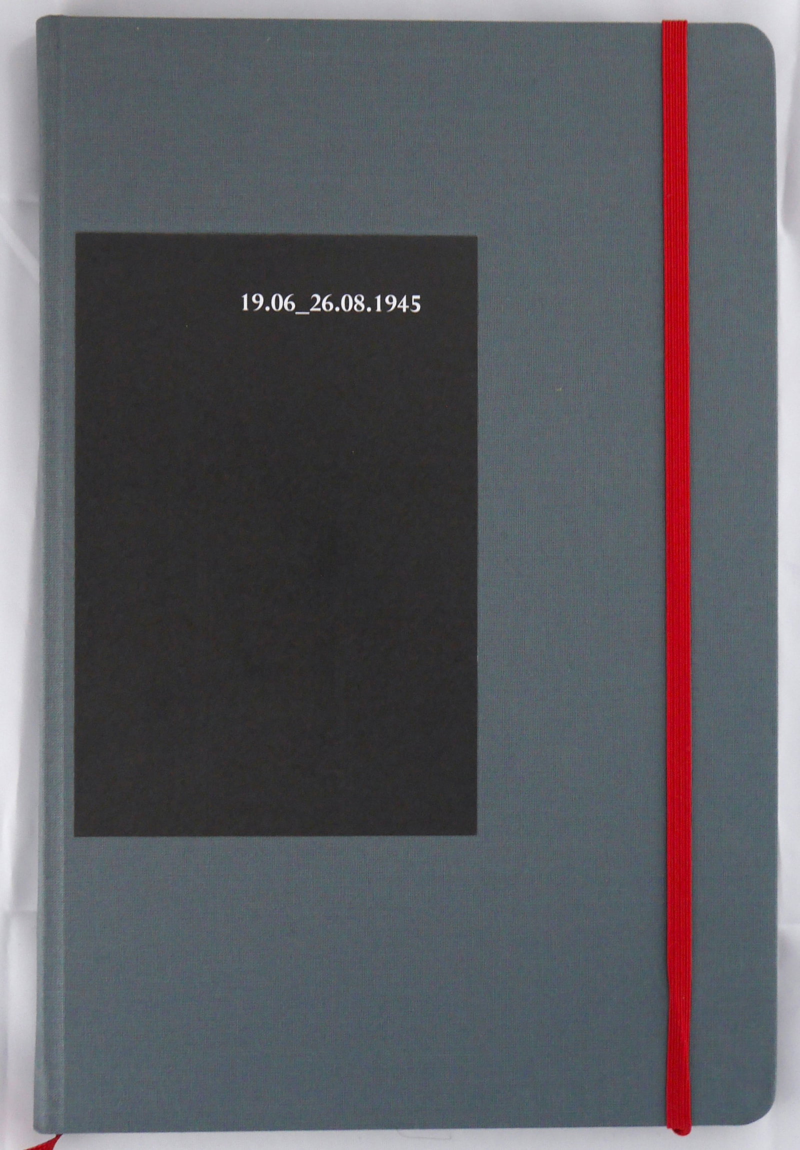 Botto, Andrea; 19.06_26.08.1945 [SIGNED 1ST EDITION & 1ST PRINTING LTD 1/250]: SIGNED COPY Danilo Montanari, 2014. Hardcover with red band and red bookmark (as issued). First Edition, First Printing limited to only 250 individually numbered and hand-signed copies. 7"x10". 80 pag