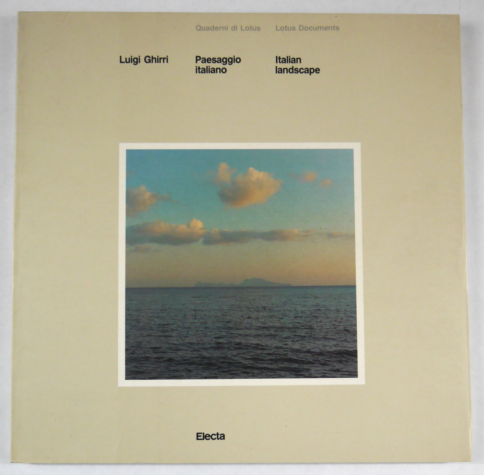 Ghirri, Luigi; Paesaggio italiano [1989 ELECTA/GINGKO 1ST EDITION] (1 of 16)