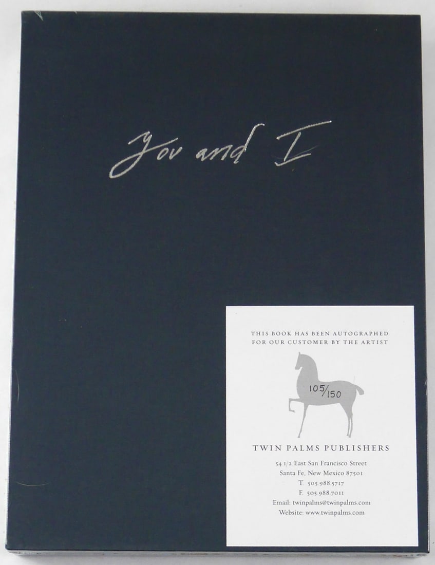 McGinley, Ryan; You and I [SIGNED - RARE LIMITED SLIPCASED EDITION #/150]: Santa Fe, NM: Twin Palms Publishers, 2013. Hardcover in pictorial dust jacket housed in cloth slipcase. First Edition, First Printing. Limited Slipcased Edition of 150 numbered and signed copies. 196 