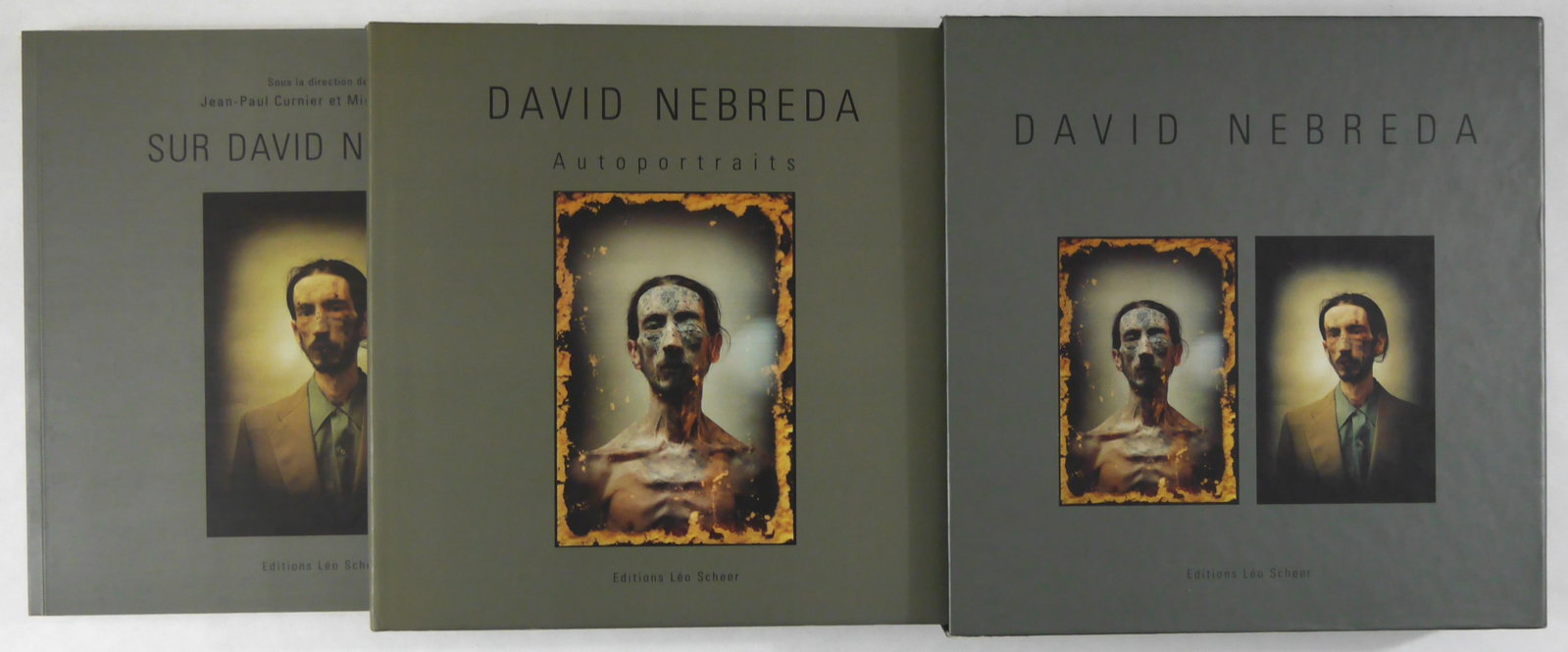 David Nebreda, Autoportraits and Sur David Nebreda [RARE 2 VOLUME SET IN SLIPCASE - FINE] (1 of 17)