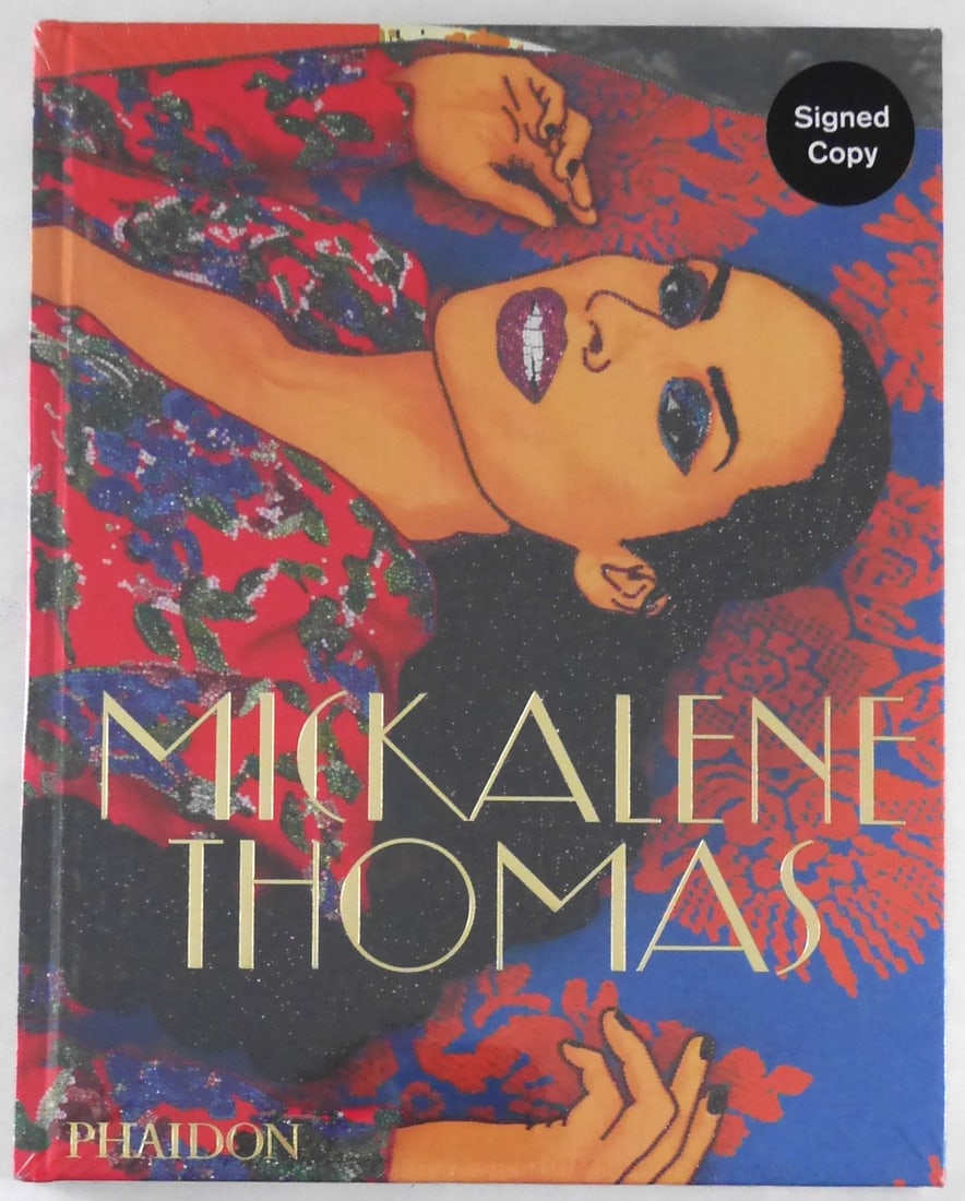 Mickalene Thomas [SIGNED 2021 PHAIDON 1ST EDITON & 1ST PRINTING - FINE COPY]: Phaidon Inc Ltd, 2021. Hardcover in printed boards. First Edition, First Printing. 12 x 9.5 inches. 288 pages with numerous photographic images and illustrations throughout. SIGNED by Mickalene Thomas