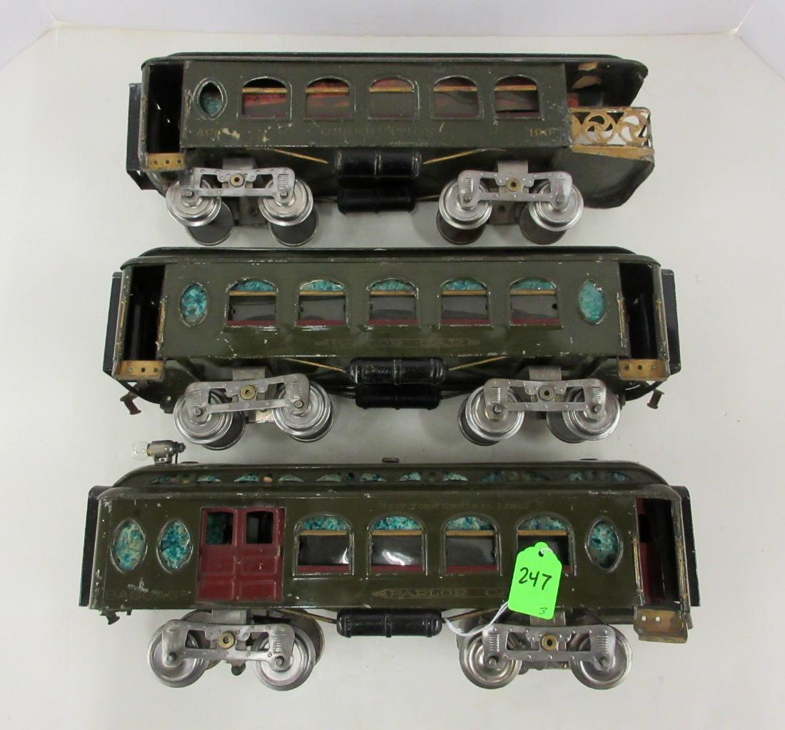 LIONEL 3 DRK GRN NYC LINES COACHES 18, 19 & 190 THE 190: LIONEL 3 DRK GRN NYC LINES COACHES 18, 19 & 190 THE 190 IS POWERED