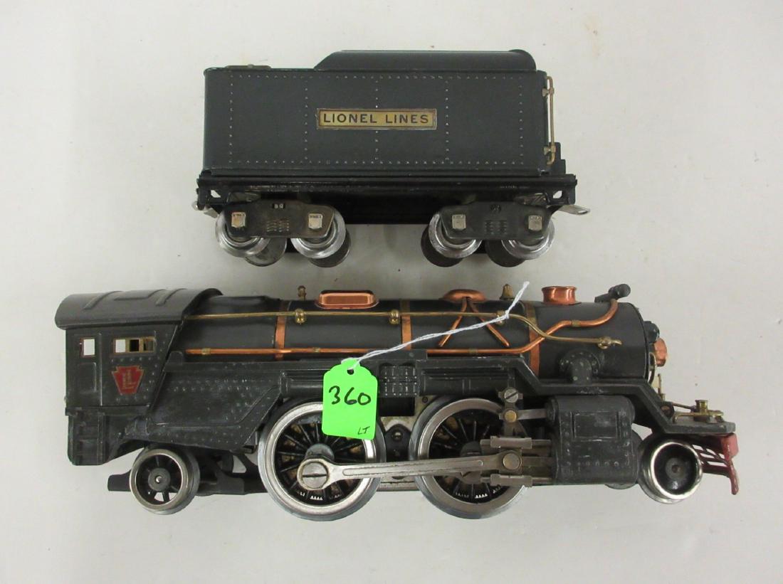 LIONEL 385E & 390T L&T IN G.M. GREY: LIONEL 385E & 390T L&T IN G.M. GREY