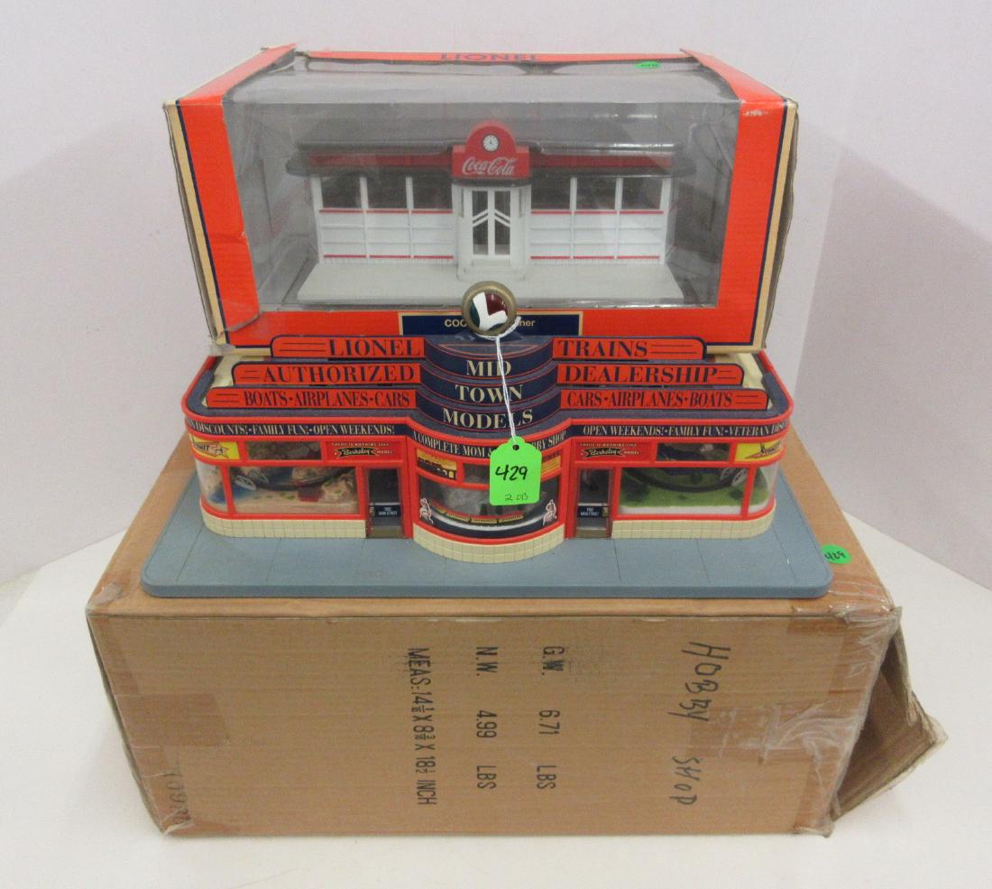 LIONEL LTI 32998 OPER HOBBY SHOP & 37929 COKE DINER OB: LIONEL LTI 32998 OPER HOBBY SHOP & 37929 COKE DINER OB