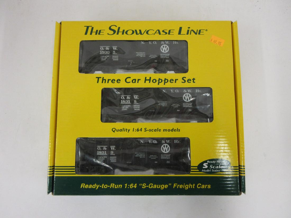 S-HELPER 3PC NYO&W HOPPER SET ALL DIFF ROAD NUMBERS (1 of 2)