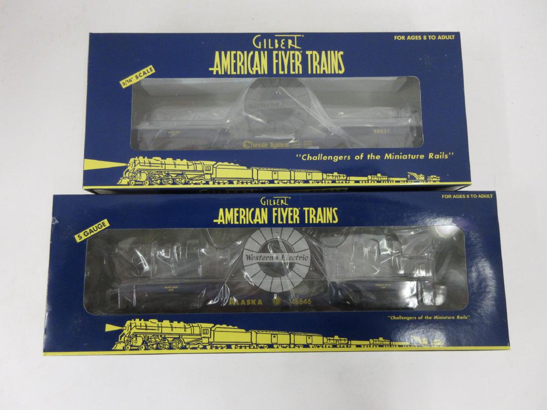 AMERICAN FLYER 48546 ALASKA DC FLAT, CS 48531 FLAT (1 of 2)