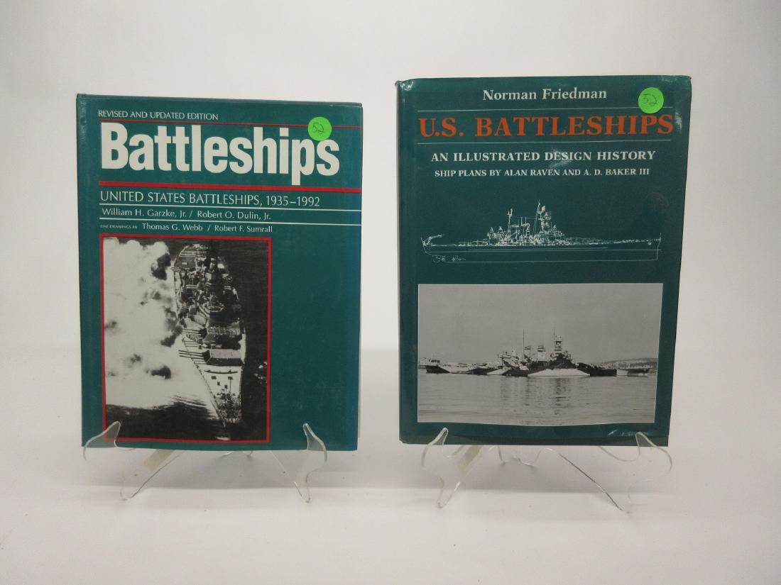 US BATTLESHIP BOOKS: US BATTLESHIPS BY NORMAN FRIEDMAN, US BATTLESHIPS 1935-1992