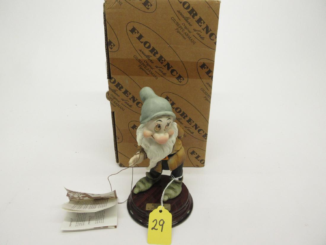 WALT DISNEYS BASHFUL BY GIUSEPPE ARMANI: WALT DISNEYS BASHFUL BY GIUSEPPE ARMANI MINT IN BOX