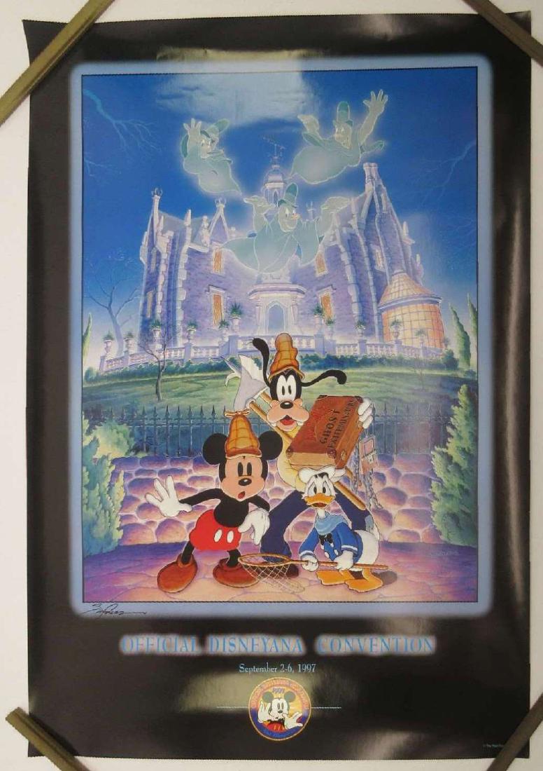 WALT DISNEY POSTER1997 RANDY SAUNDERS: WALT DISNEY POSTER1997 RANDY SAUNDERS MINT