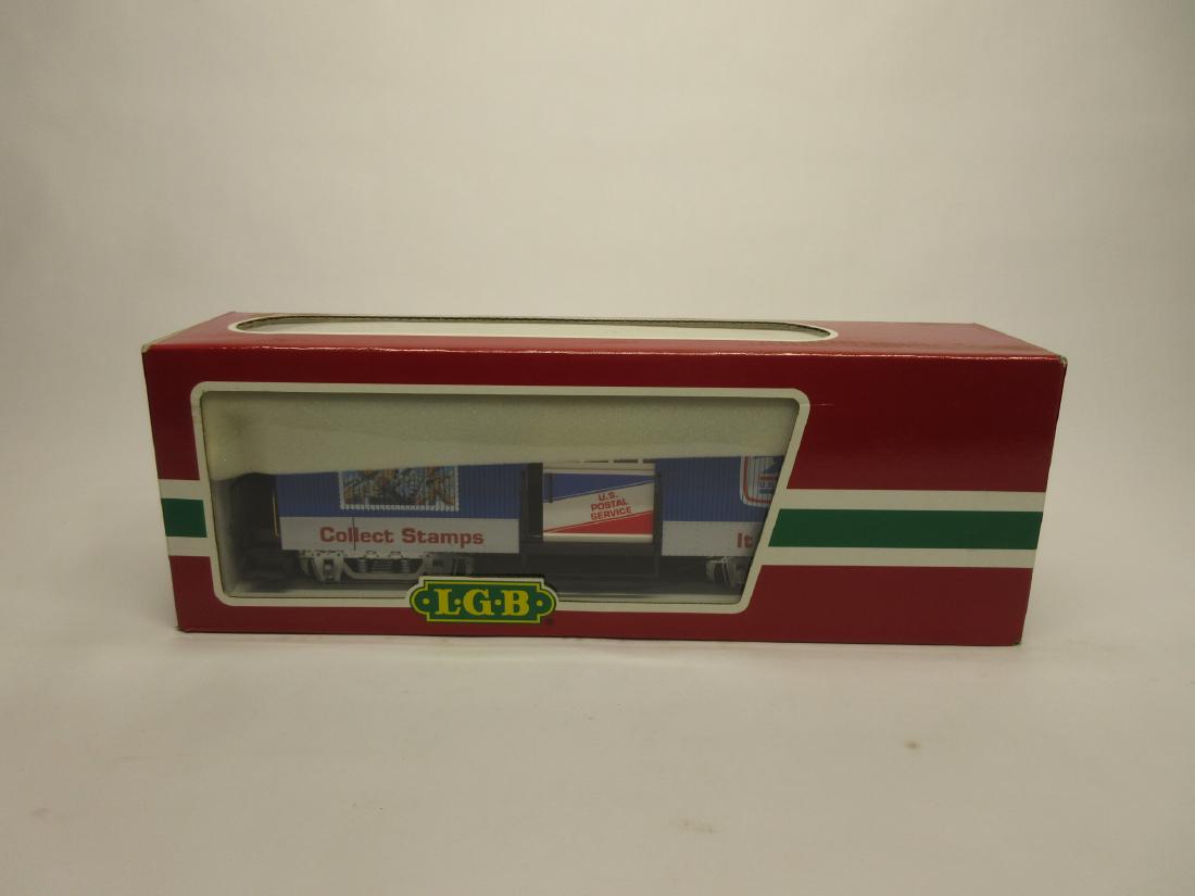LGB 31840 SCALE POST OFFICE BOXCAR OB: LGB 31840 SCALE POST OFFICE BOXCAR OB MINT IN BOX