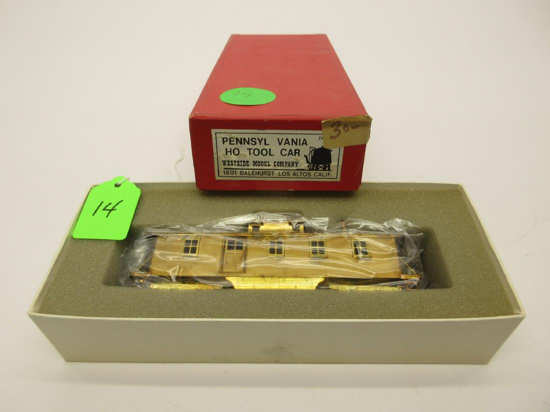 WESTSIDE MODEL CO BRASS PRR HO SCALE TOOL CAR OB: WESTSIDE MODEL CO BRASS PRR HO SCALE TOOL CAR OB NO COUPLERS LIKE NEW IN BOX