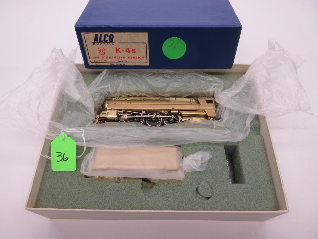 ALCO K-4S PRR 1940 STREAMLINED CAT S-125 4-6-2 OB: ALCO K-4S PRR 1940 STREAMLINED CAT S-125 4-6-2 OB MINT IN BOX