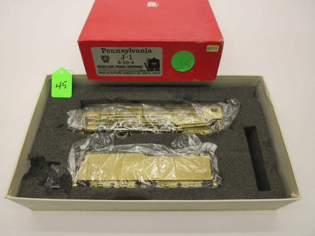 WESTSIDE MODEL CO KATSUMI 2-10-4 PRR J-1 OB UNPAINTED: WESTSIDE MODEL CO KATSUMI 2-10-4 PRR J-1 OB UNPAINTED MINT IN BOX