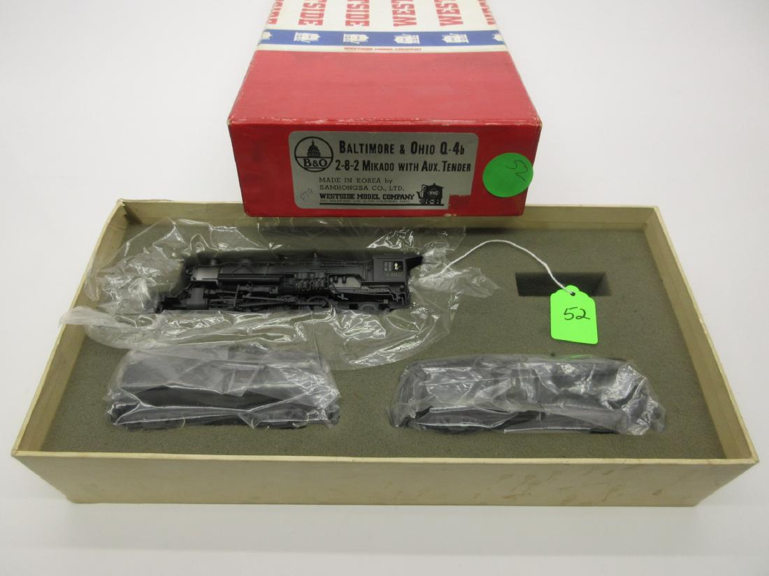 WESTSIDE MODELS SAMHONGSA 2-8-2 B&O MIKADO W/AUX. TEND: WESTSIDE MODELS SAMHONGSA 2-8-2 B&O MIKADO W/AUX. TENDER P-AINTED NOT LETTERED EDXCELLENT CONDITION