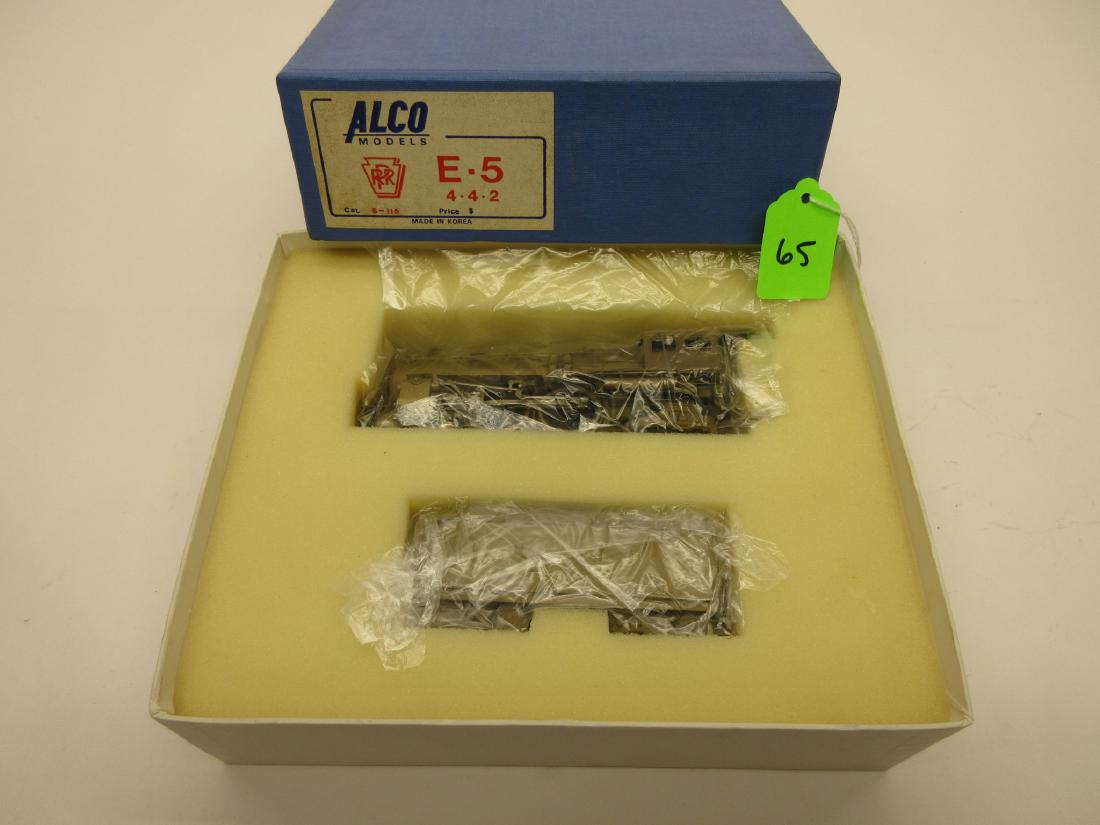 ALCO E-5 4-4-2 PRR CAT#S-115 BRASS HO SCALE OB: ALCO E-5 4-4-2 PRR CAT#S-115 BRASS HO SCALE OB MINT IN BOX